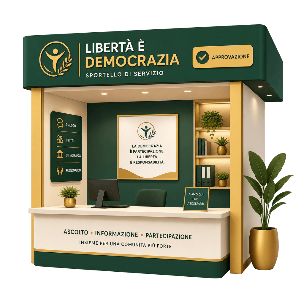 Sportello di servizio di Libertà è Democrazia